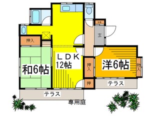 福田邸の物件間取画像